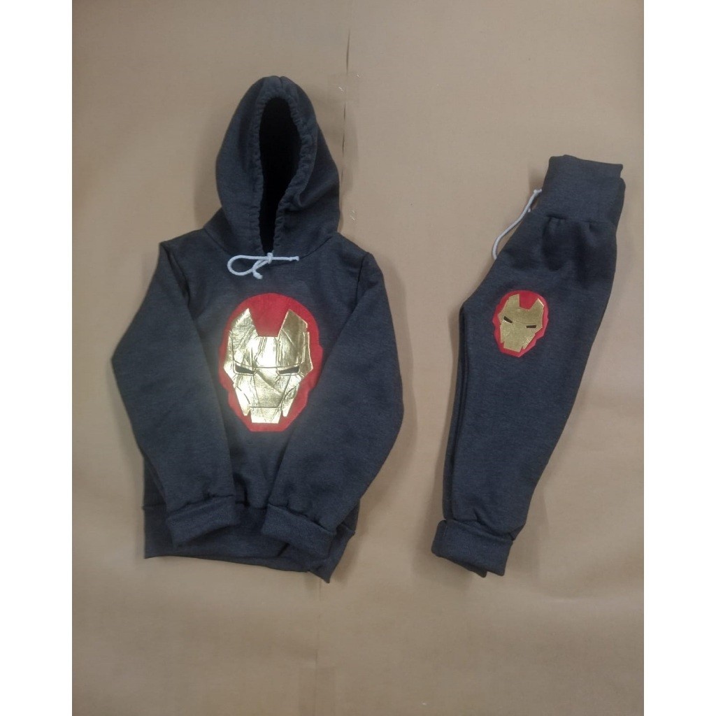 Conjunto Moletom Infantil Desenho Personagens Moda Estilo Quentinho Confortável e Macio Favorito das Crianças