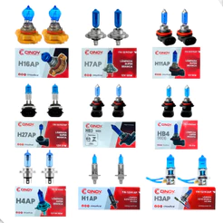 Jogo Kit Par Lampada Super Branca 8500k H1 H3 H4 H7 H8 H11 Hb3 Hb4 H27 Todos Carros