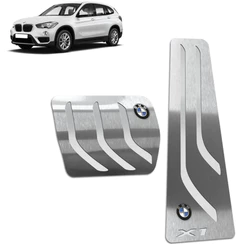Pedaleira Bmw X1 10/15 Automático Aço Inox - Não fura o pedal