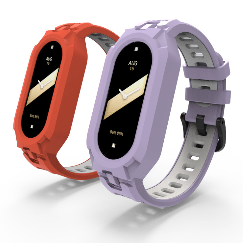 Para Mi Band 8 Bracelete Xiaomi De Pulso Correa Watch Replacement Soft TPU Silicone Miband