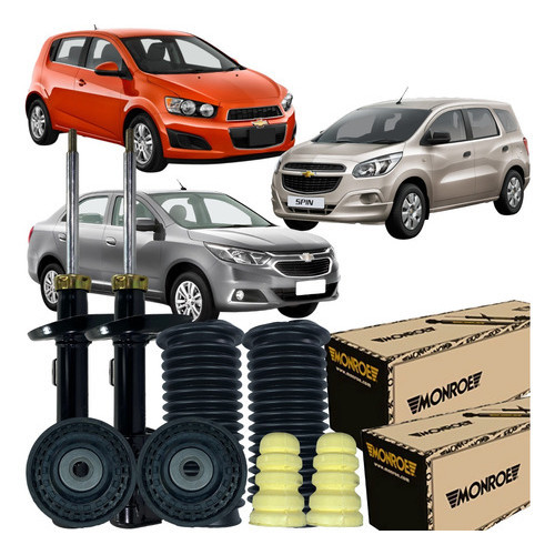 Par Amortecedor Dianteiro Batente Gm Cobalt Sonic Spin - Spare Parts and Accessories for Vehicles