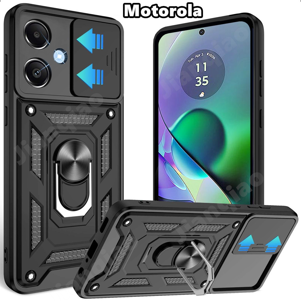 Capa De Armadura À Prova De Choque Para Motorola MOTO G85 G04 G14 G24 G34 G54 G84 G22 G32 G42 G52 G62 G72 G60 G60S G9 Play Plus Edge 40 30 NEO Pro UItra 30 Fusion G10 G20 G30 Suporte Anel Protetor
