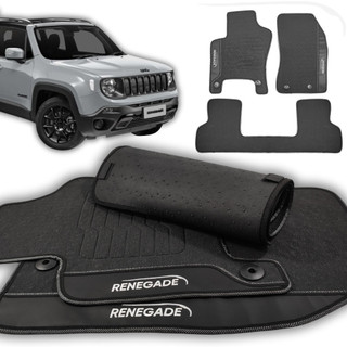 Tapete Renegade 2020 2021 2022 2023 2024 2025 Longitude Trailhawk Sport Borracha Traseiro Inteiriço em Oferta na Shopee