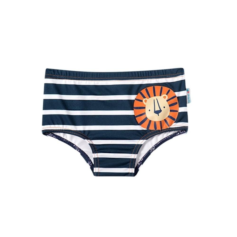 Sunga  praia safari  lycra leão kids proteção uv50+ tip top em Oferta na Shopee