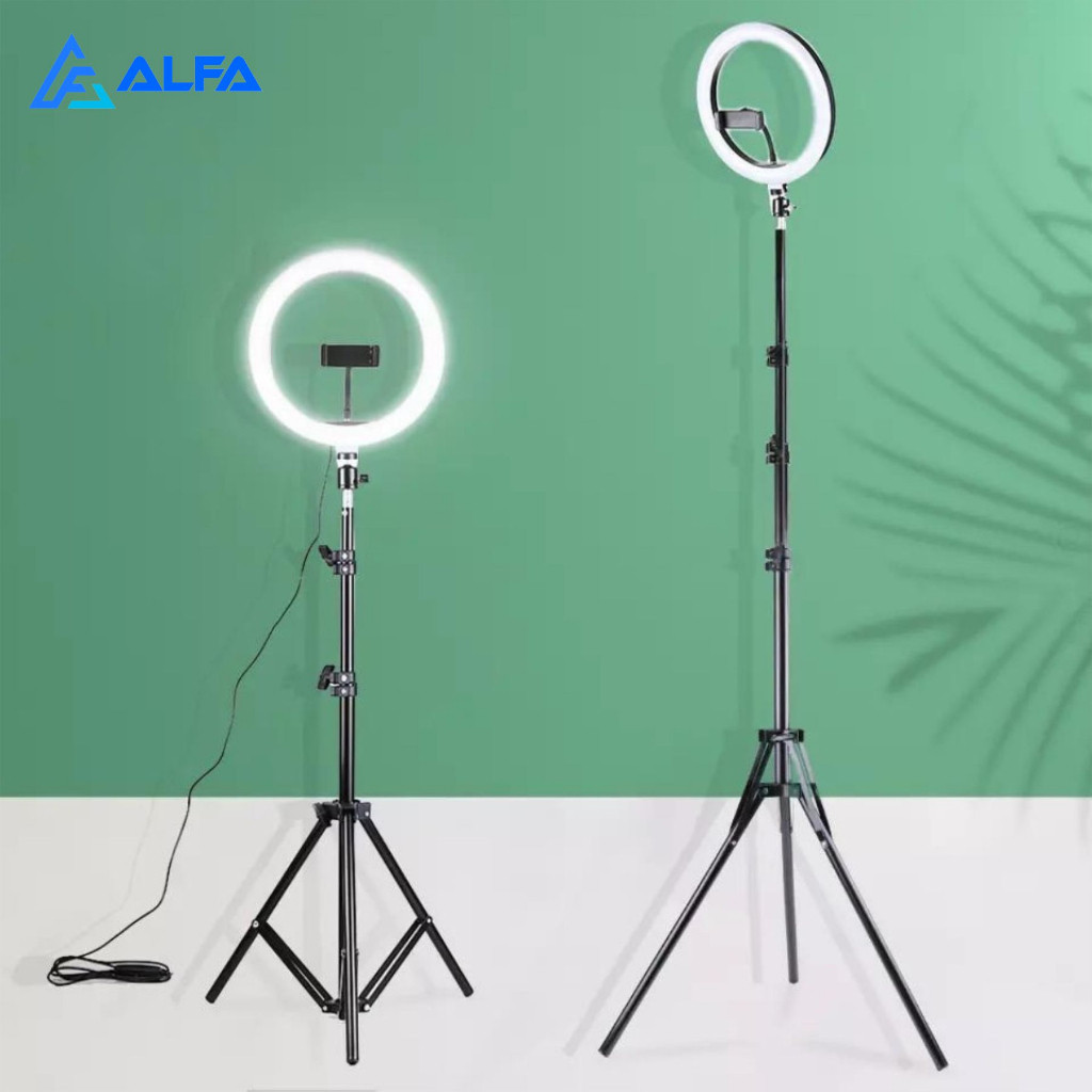 Ring Light Mesa Maquiagem Video Live 26cm 10 Polegadas Com Tripé
