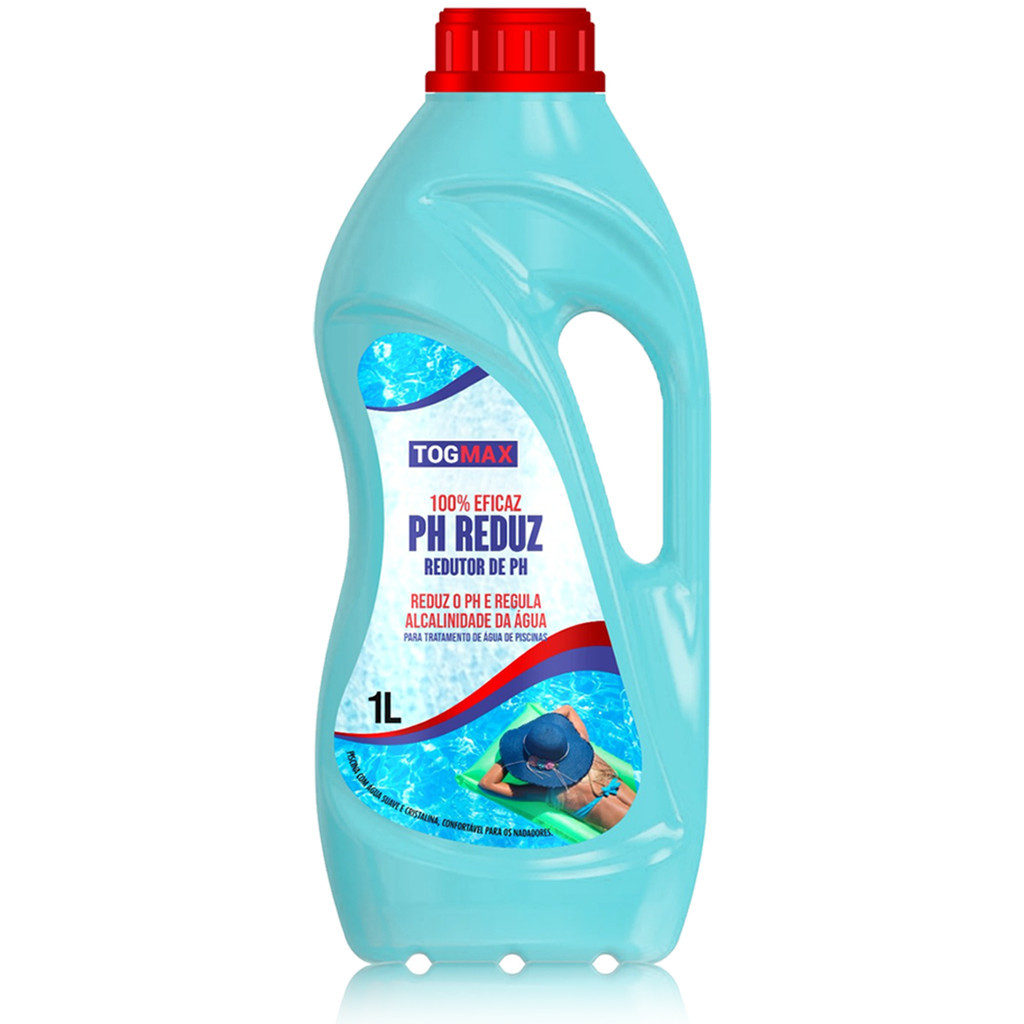 Redutor de pH de Piscina Controlador Premium TogMax 1 Litro