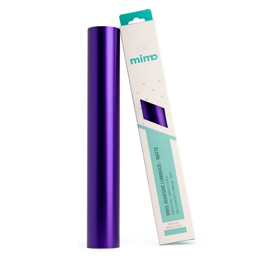 Adesivo Vinil Luminous Fosco -  Roxo Mirtilo - Mimo - 30,5 cm x 1,22 m - 1 Unid em Oferta na Shopee