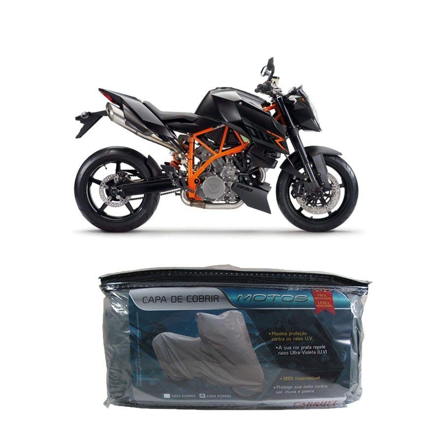Capa para cobrir KTM Superduke 990 com forro M(202)