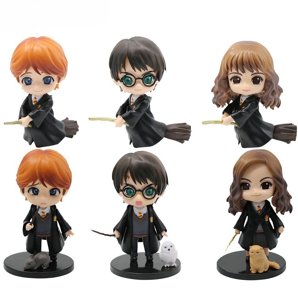 Boneco colecionável Harry Potter Hermione Rony Draco Malfoy Severus Snape Dumbledore Voldemort Action Figure action figure