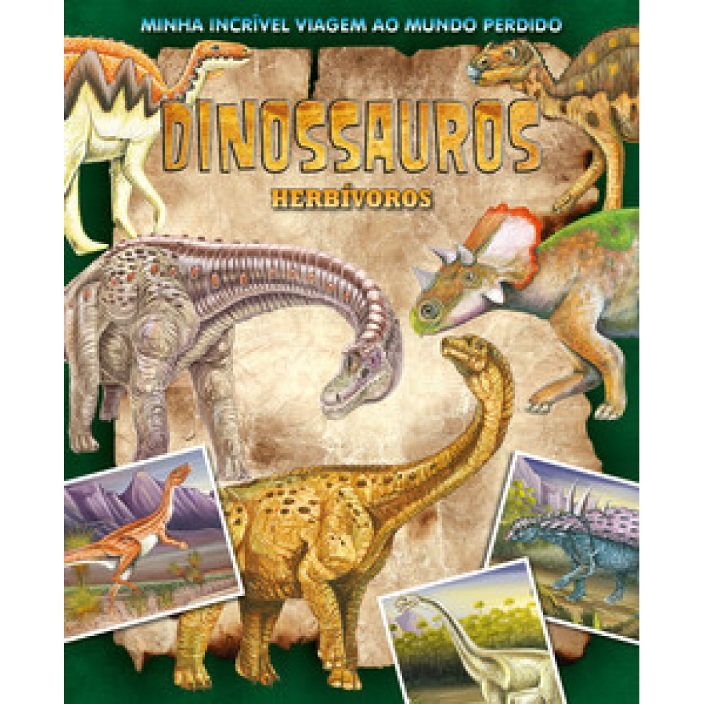 MINHA INCRÍVEL VIAGEM AO MUNDO PERDIDO | DINOSSAUROS HERBÍVOROS em Oferta na Shopee