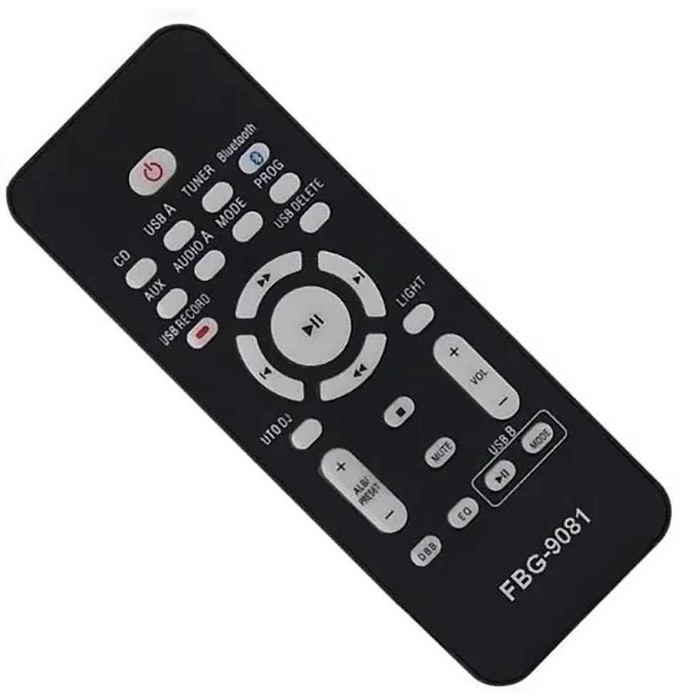 CONTROLE REMOTO PARA SOM NITRO NTX600 NX7 COMPATÍVEL