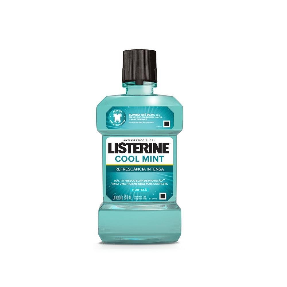LISTERINE COOL MINT COM 250ML SABOR HORTELÃ em Oferta na Shopee