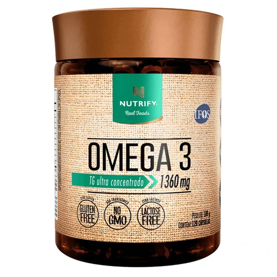 Omega 3 TG Ultra Concentrado 1360mg 120 capsulas Nutrify