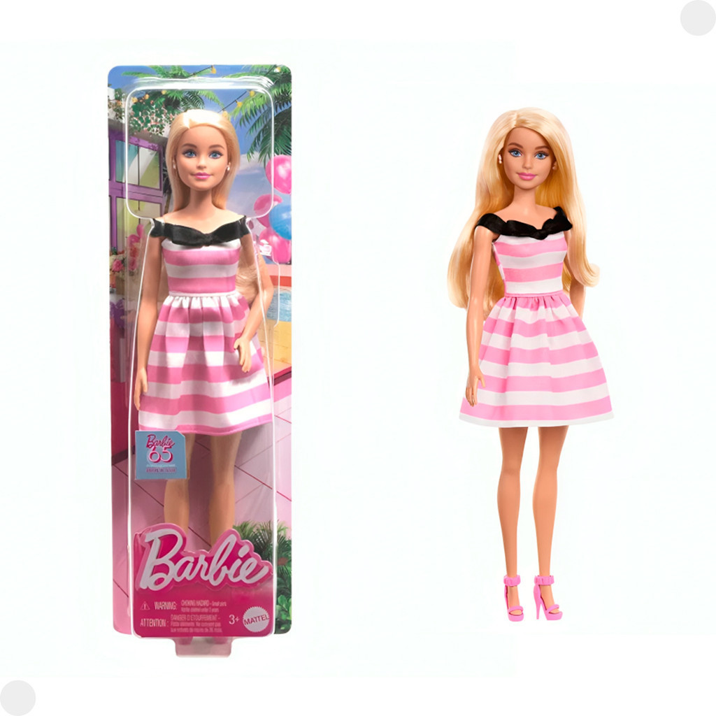 Boneca Barbie Fashion Aniversário 65 Anos HTH66 - Mattel