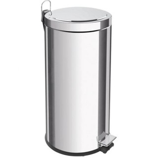 Lixeira Inox com Pedal Brasil com Acabamento Polido e Balde Interno Removível 30L Tramontina em Oferta na Shopee