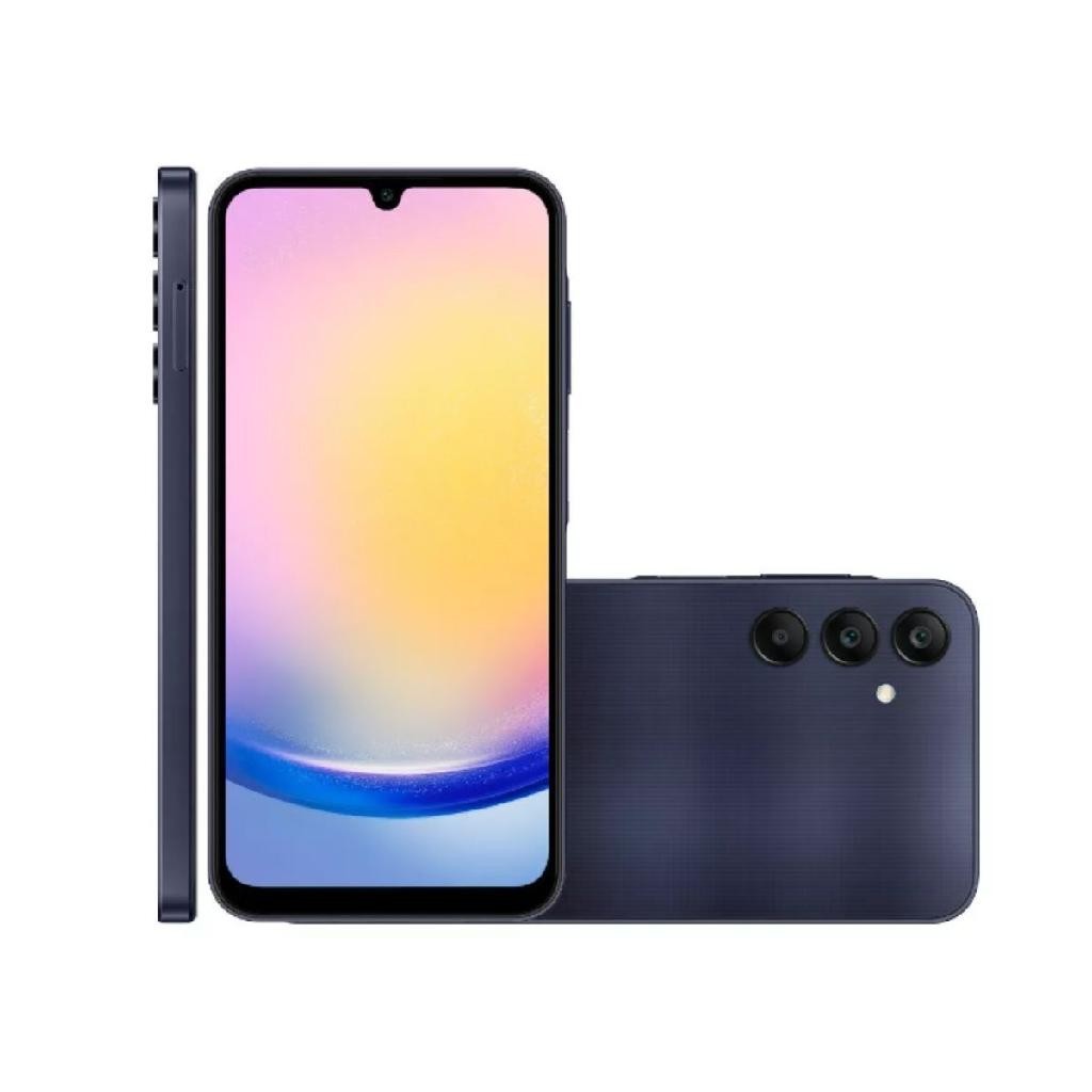 Smartphone Samsung Galaxy A25 5G 256Gb 8Ram AMOLED Tela 6.5" Android 14.0 Azul Escuro