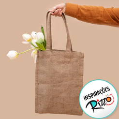 Sacola de Juta - 40x33cm - 1 unidade - Rizzo