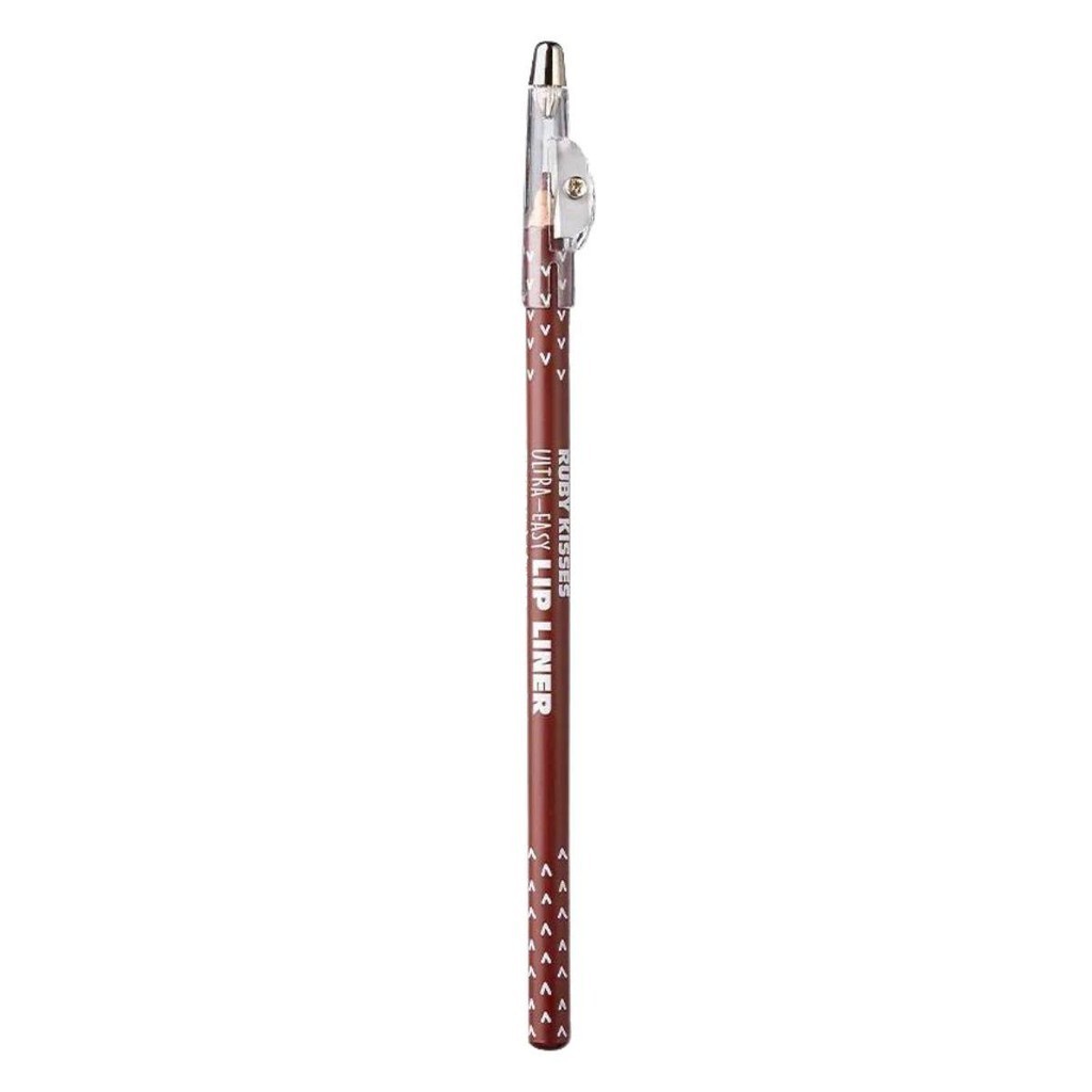 LÁPIS LABIAL DE MADEIRA RUBY KISSES ULTRA-EASY LIP LINER DEEP RED 1,5G