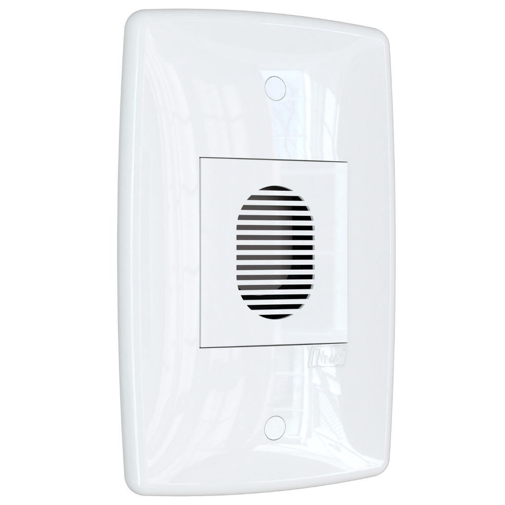 Campainha Residencial Eletrica Cigarra Com Fio Finesse+ Branco
