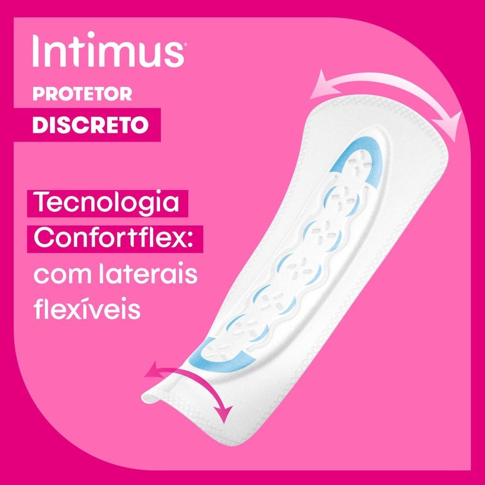 Detalhes do Kit 4 - Protetor Diário Intimus® Discreto Ultrafino 80 Un
