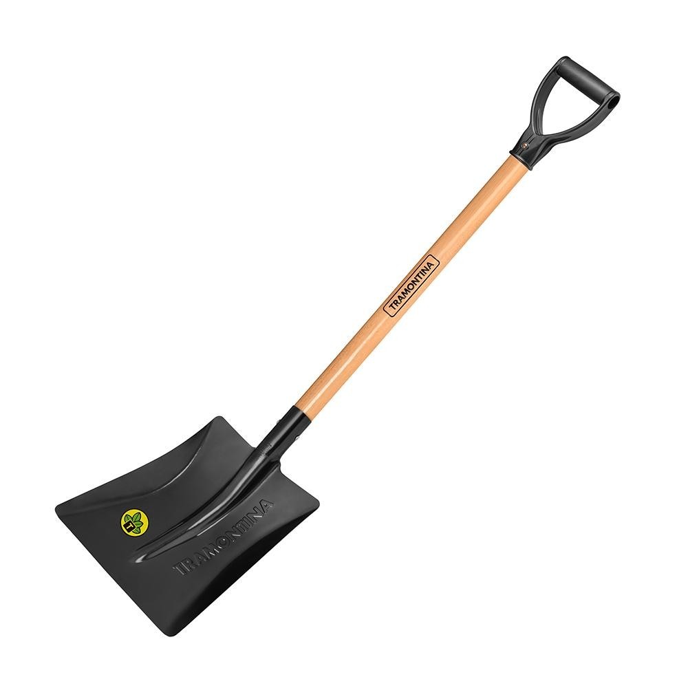 Pá Quadrada Tramontina com Cabo de 71cm - 77464/434 em Oferta na Shopee