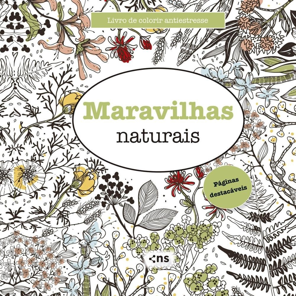 LIVRO DE COLORIR ANTIESTRESSE MARAVILHAS NATURAIS