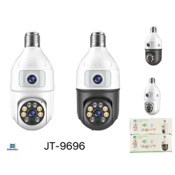 Câmera De Segurança Ip Wifi Full HD 2 Lentes Visão Noturna Microfone Durawell 9696