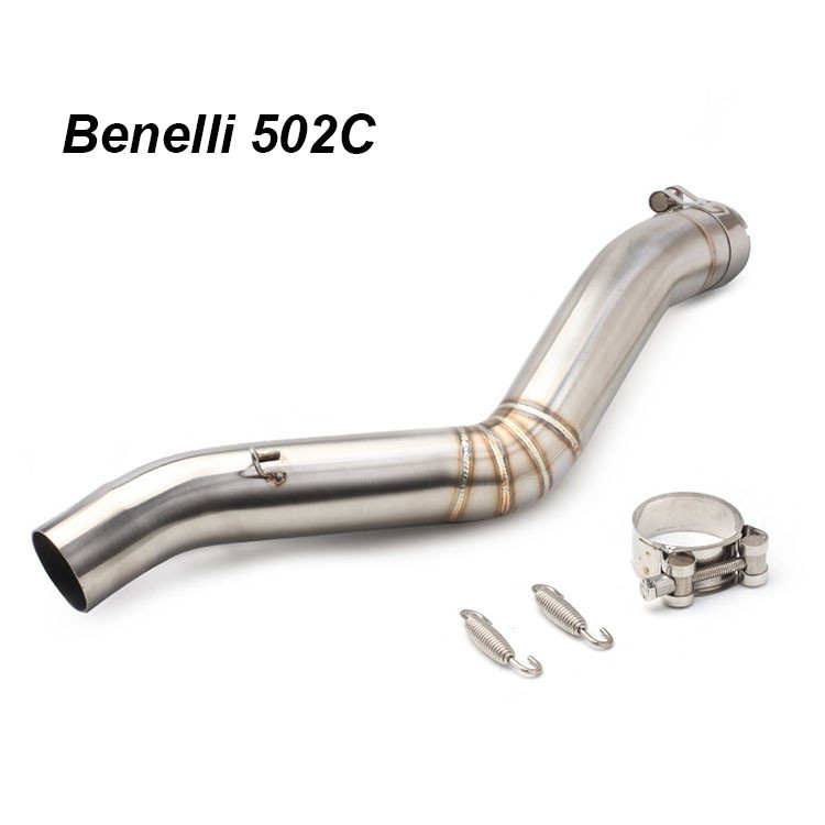 Motocicleta 502C 2019-2021 Escape Excluir Catalisador Tubo De Ligação Intermediária Conectar Ao Silenciador Original