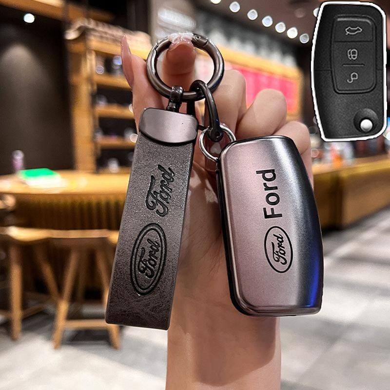 Capa Para Chave Remota Do Carro O Ford Fiesta Focus 2 Ecosport Kuga Escape Falcon B-Max C Eco Sport Galaxy em Oferta na Shopee