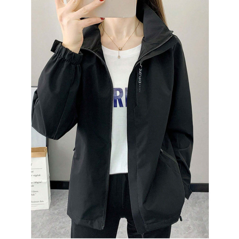 Blusa Jaqueta 3 em 1 à prova de vento e à prova d\"água para mulheres /unisex