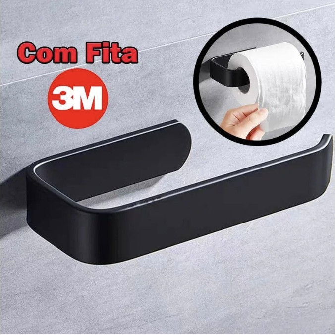 Porta Papel Higiênico Acessórios Banheiro Com Cola 3M