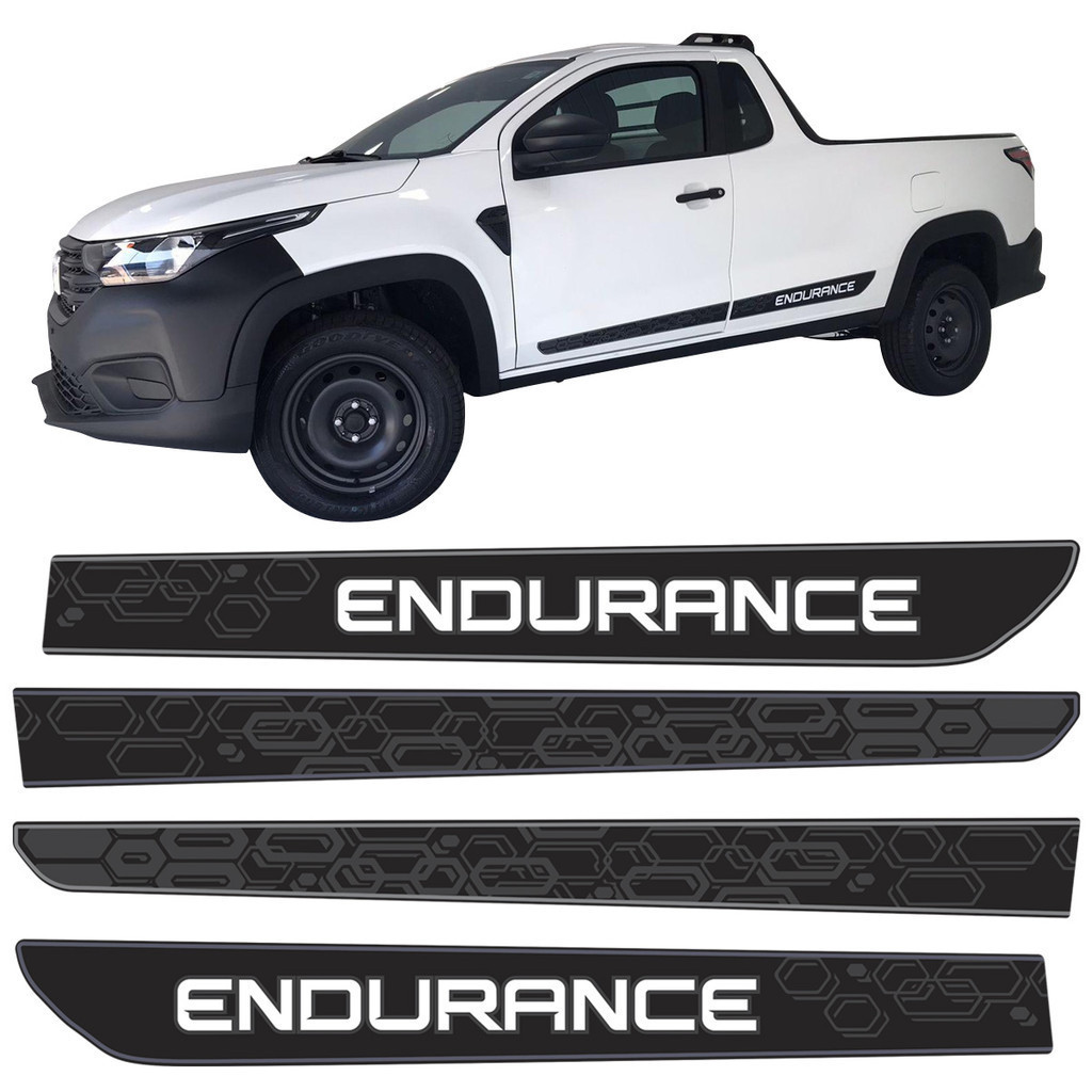 Z Kit Adesivo Faixa Fiat Strada Endurance 2021 2022 em Oferta na Shopee