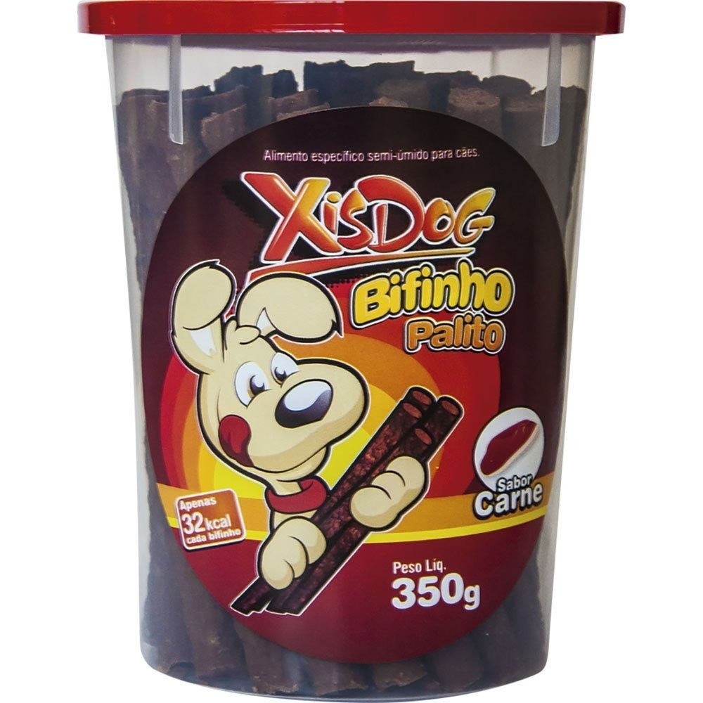 Xisdog  Bifinho Palito 350g - Sabor Carne