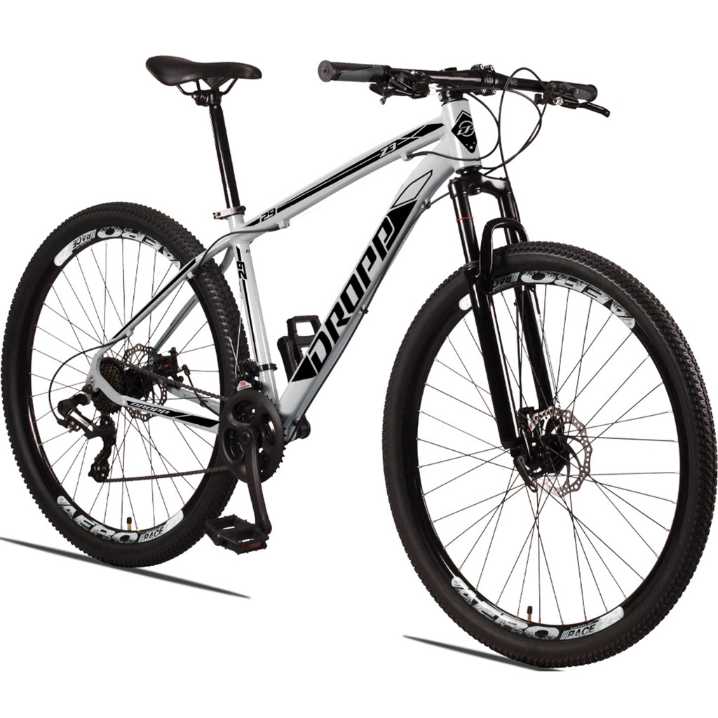 Bicicleta Dropp Câmbios Shimano Aro 29 Aero 21 Marchas Freio a Disco Suspensão Dianteira MTB