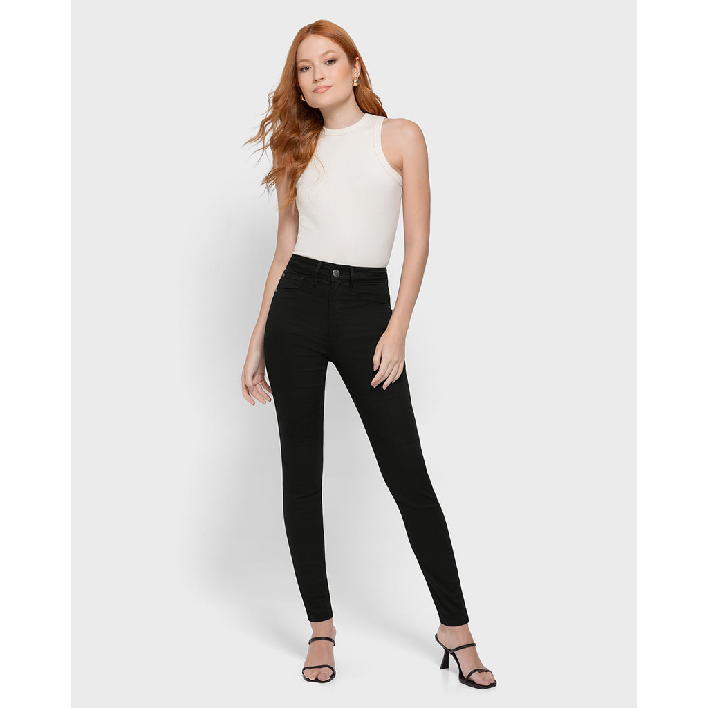 Calça Feminina Super Skinny Em Sarja Com Elastano - ENFIM - Women Clothes