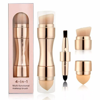 4 Em 1 Pincéis De Maquiagem Fundação Sobrancelha Sombra Delineador Blush Pó Escova Corretivo Cosmético Profissional em Oferta na Shopee