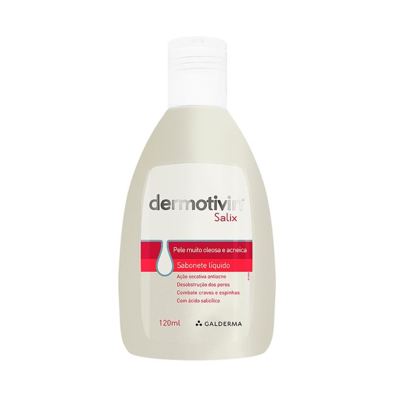 Sabonete Líquido Dermotivin Salix 120ml em Oferta na Shopee
