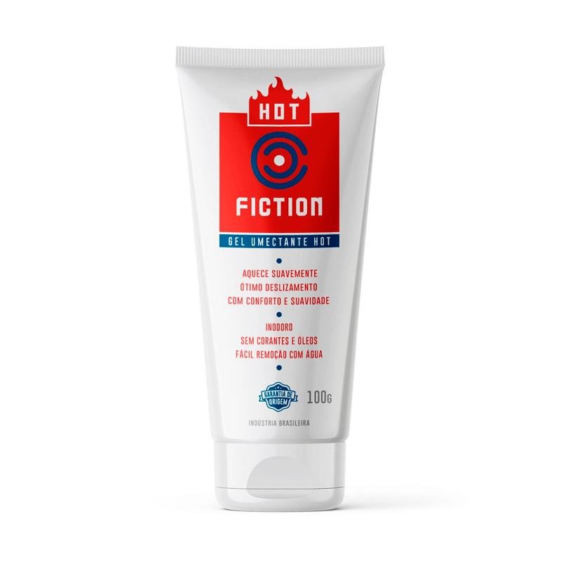 Gel Lubrificante Umectante Fiction Hot 100g em Oferta na Shopee