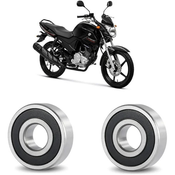 Par Rolamento Roda Dianteira Yamaha Fazer 150 ( Roda Raiada ) / Factor 150 Todas