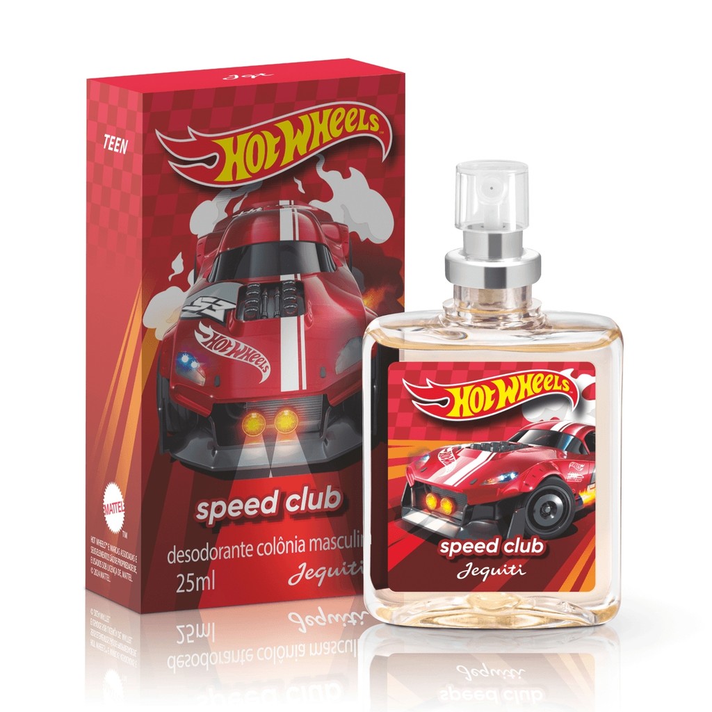 Deo Colônia Jequiti Hot  Wheels Speed Club 25ml