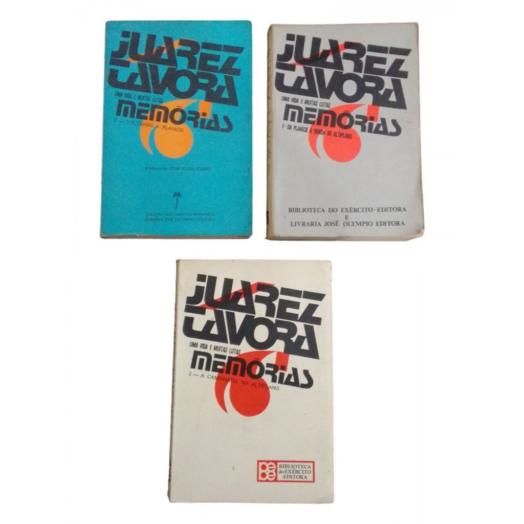 Kit Juarez Tavora: uma Vida e muitas Lutas - Memórias - 3 volumes de Juarez Tavora