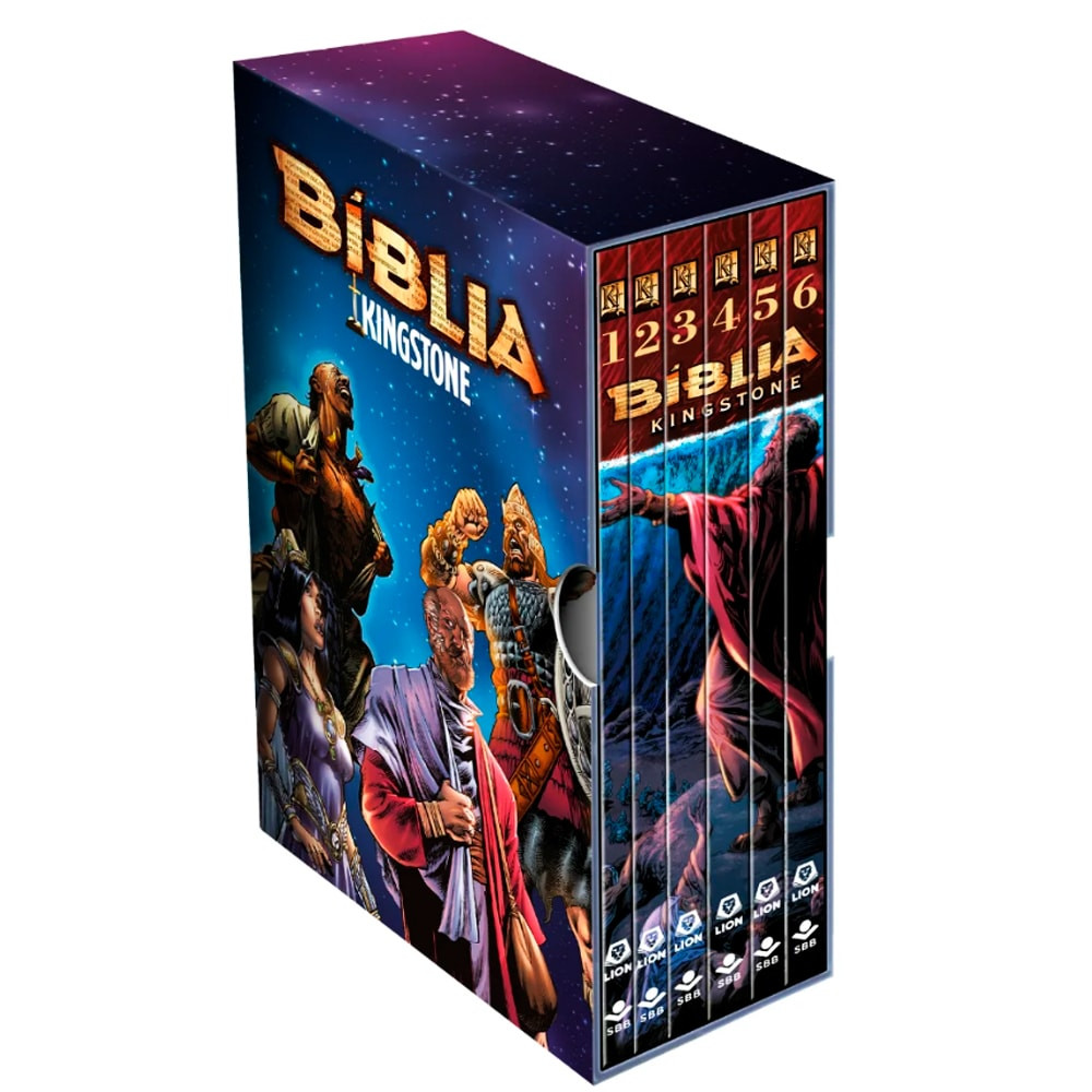 Bíblia Kingstone |  Box com 6 Volumes em Oferta na Shopee