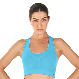 Top Fitness Discovery Dupla Face Azul|Antúrio Zee Rucci em Oferta na Shopee