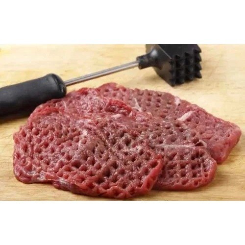 Martelo Para Carnes Em Inox 25 Cm Amaciar Bater Bife