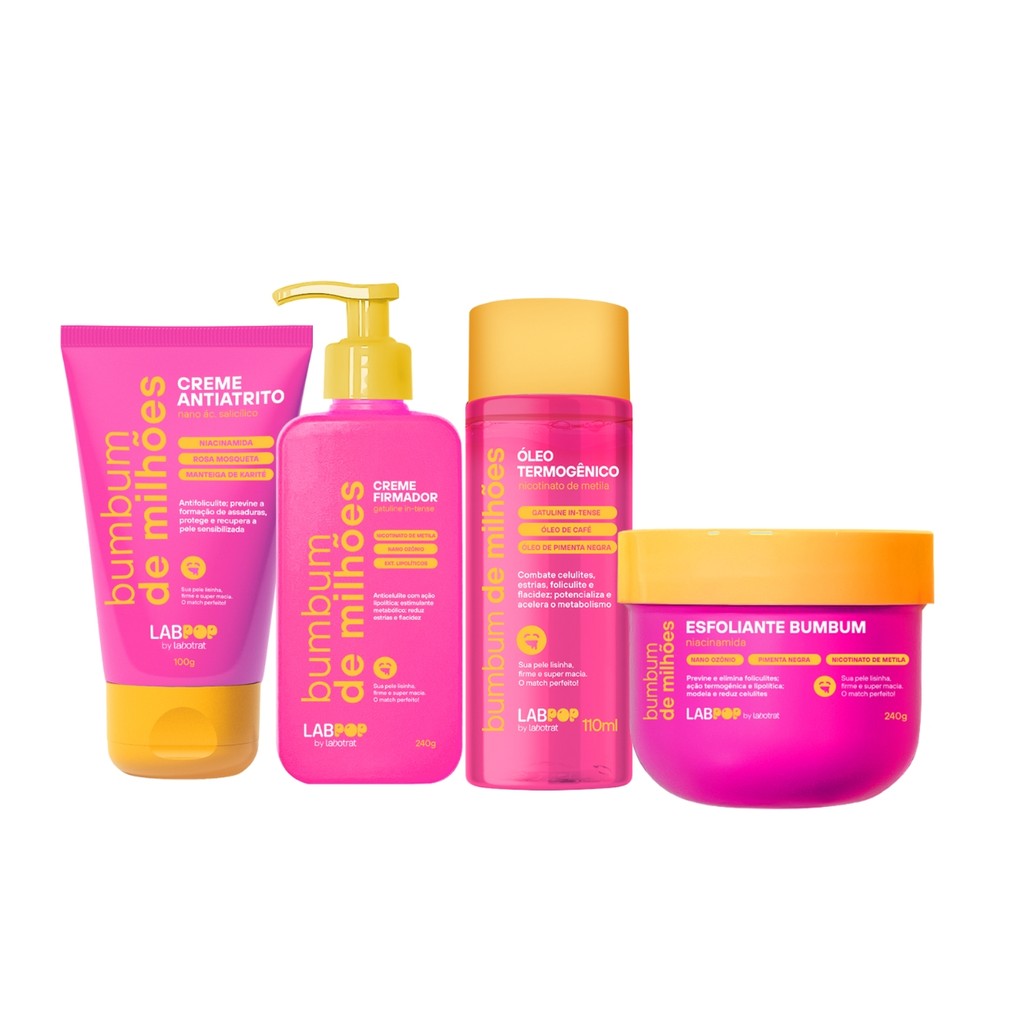 Creme Esfoliante Óleo Bumbum De Milhões Labpop Labotrat em Oferta na Shopee