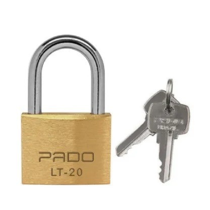 Cadeado Pado Latão 20mm Resistente Maciço Anti-micha Portão
