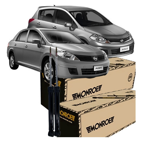 Kit Amortecedor Original Monroe Nissan Tiida Sedan 1.8 2011 em Oferta na Shopee