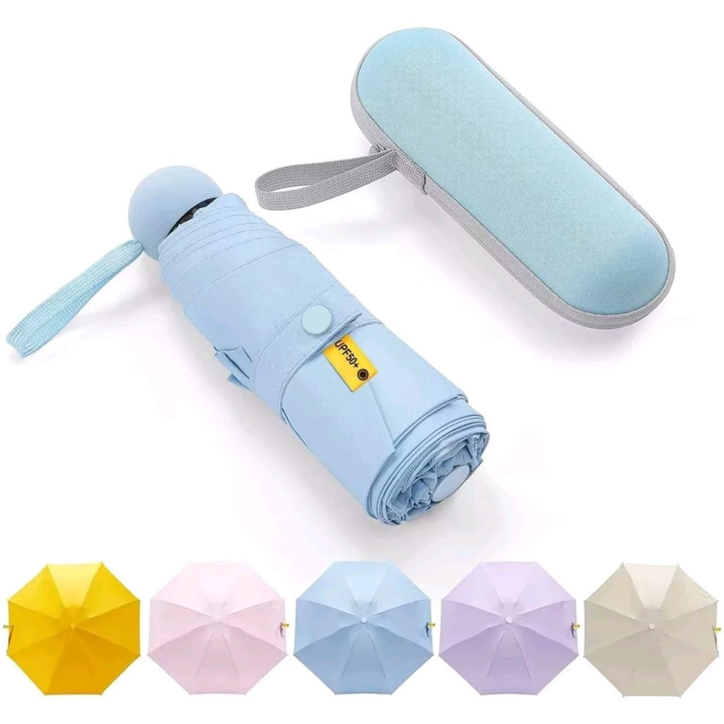 Guarda Chuva De Bolsa Impermeável Portátil À Prova De Uv em Oferta na Shopee