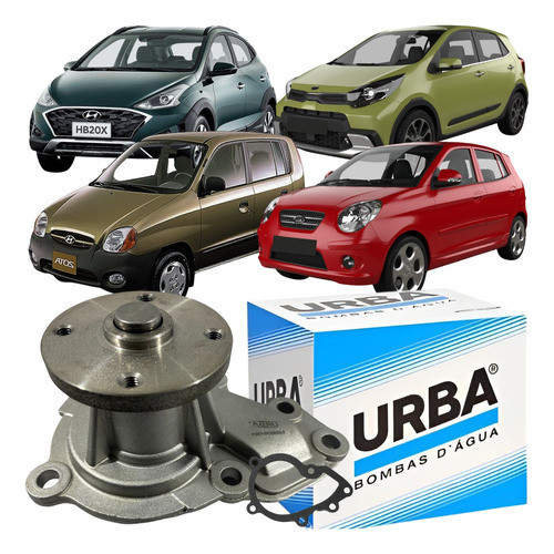 Bomba D'água Original Urba Hyundai Hb20 Atos Kia Picanto - Spare Parts and Accessories for Vehicles