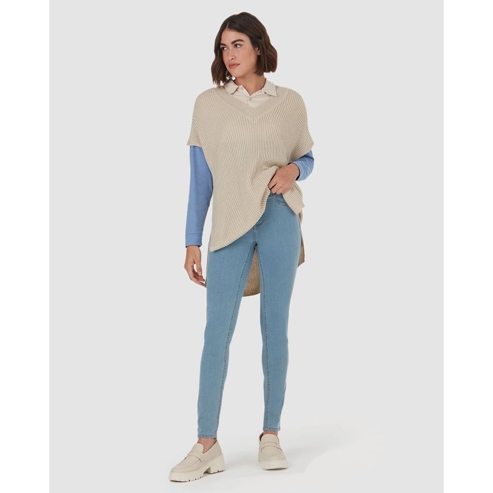 Calça Feminina Skinny Cintura Média Em Flex Jeans - Women Clothes
